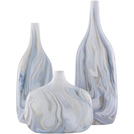 SURYA Surya MBL001-SET Marble Decorative Accent; Multi Color - Set of 3 MBL001-SET